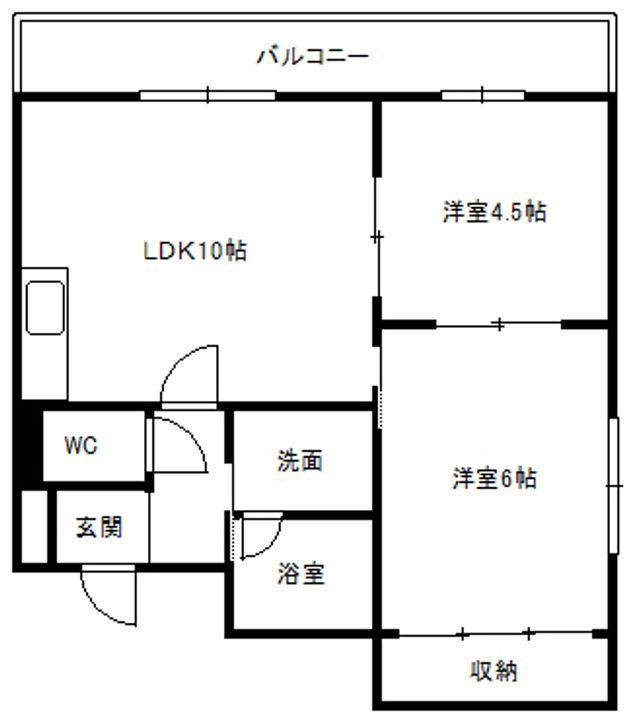 エスポワールバンフの間取り