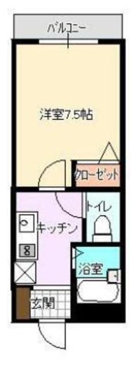 神奈川県伊勢原市伊勢原1(マンション)の賃貸物件の間取り