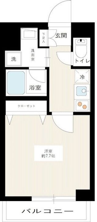 ARCOBALENO SAKURASHINMACHIの間取り