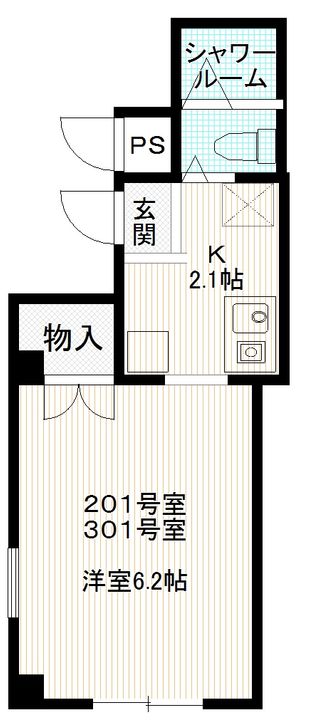 新倉ビルの間取り