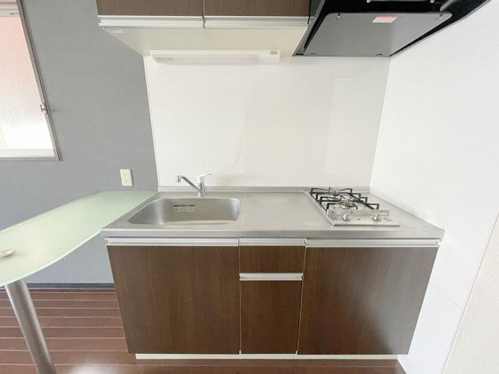 広島県広島市南区金屋町(マンション)の賃貸物件のキッチン