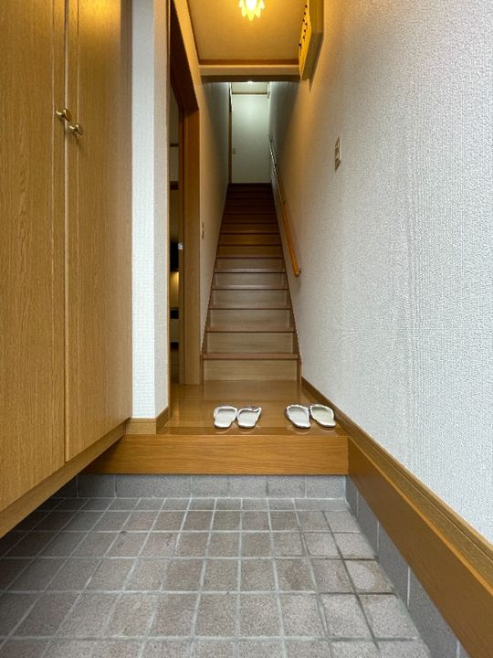 岡山県倉敷市玉島長尾(一戸建)の賃貸物件の玄関