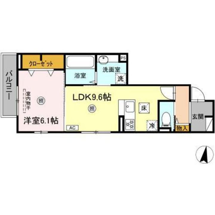 D-ROOM高須2丁目 A棟の間取り