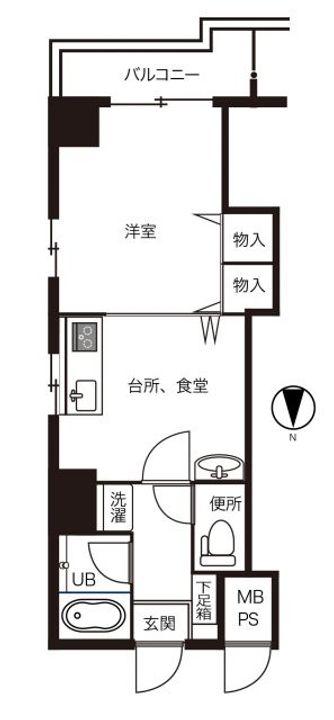 パリ・シャトー本町の間取り