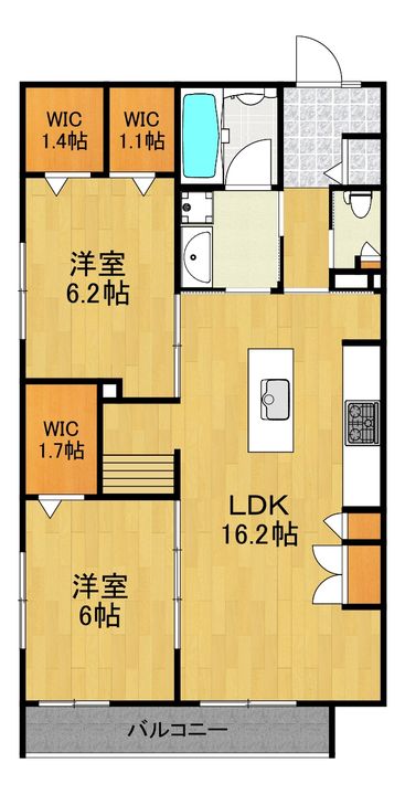(仮称)仲町台1丁目メゾンの間取り