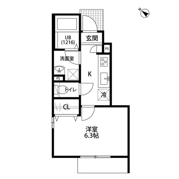 リーブル マレの間取り
