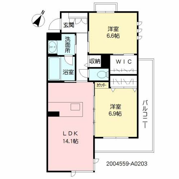 グリーンベルト神浦の間取り