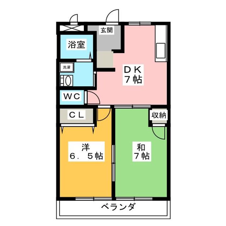 エクセレント山宝の間取り
