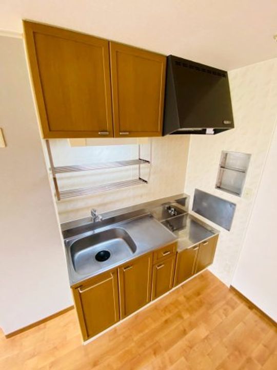 千葉県四街道市大日(アパート)の賃貸物件のキッチン