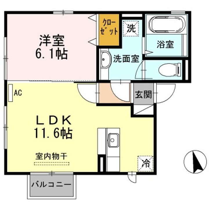 アリーヴィオ鉄砲町の間取り