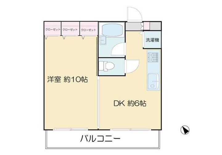 エストゥディオ瀬田の間取り