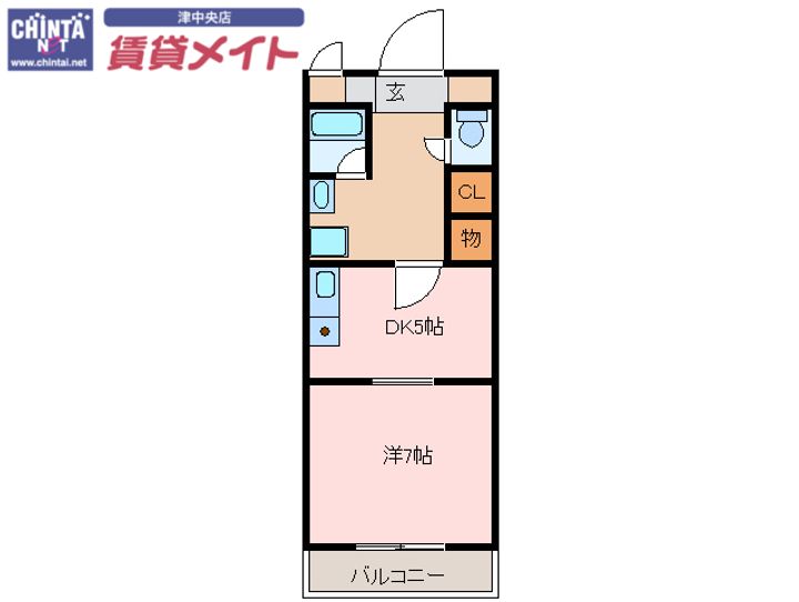 K`sガーデンの間取り