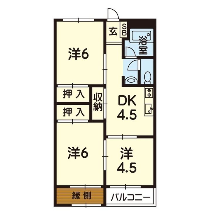 カーサ・セレーノの間取り