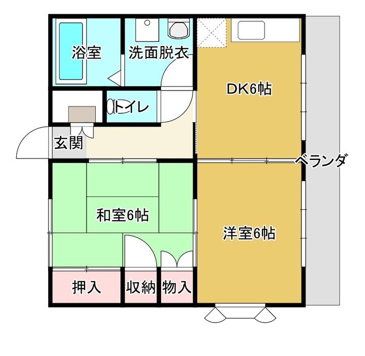 アルタイルビルAの間取り