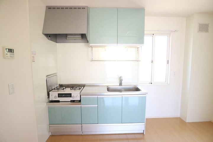 岡山県総社市中央1(アパート)の賃貸物件のキッチン