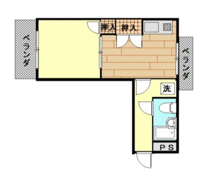 東京都八王子市大塚(マンション)の賃貸物件の間取り