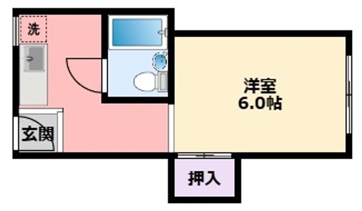 菅ハイツの間取り