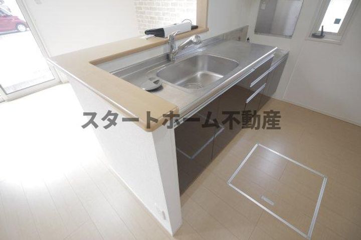 徳島県鳴門市大津町木津野字養父の内(アパート)の賃貸物件のキッチン