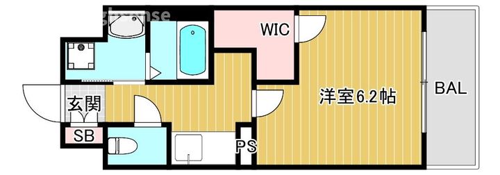 ジアコスモ京橋アクアの間取り