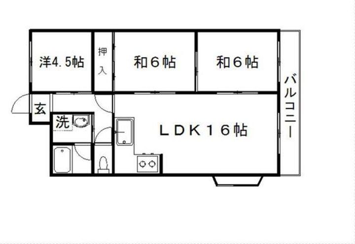 YSビル岡南の間取り
