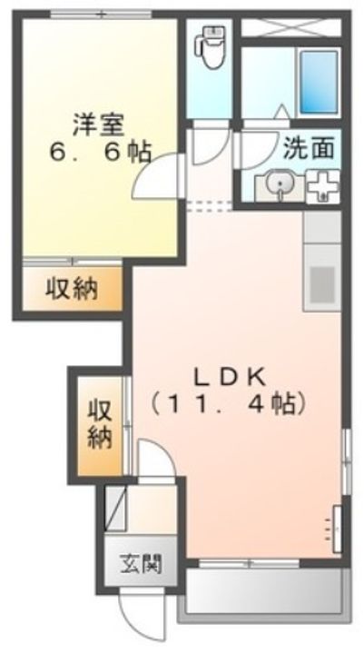 リバーサイド本条の間取り