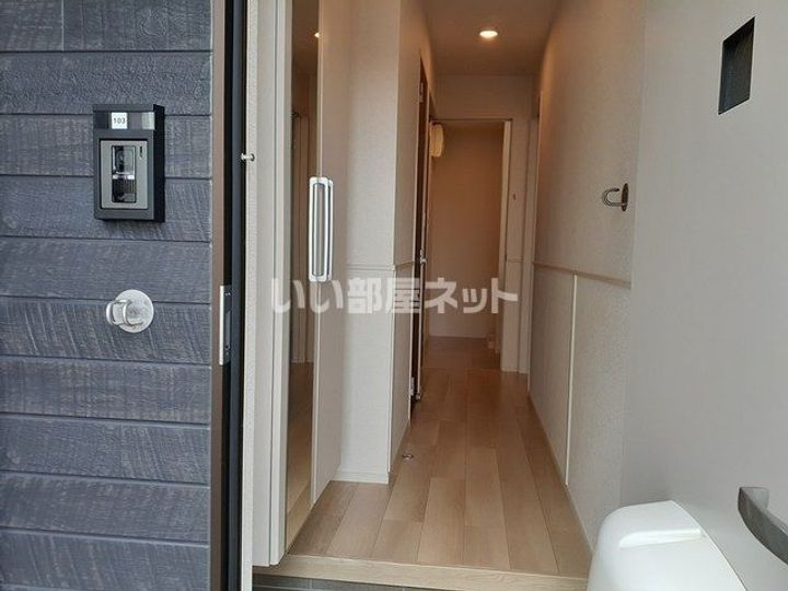 栃木県鹿沼市茂呂(アパート)の賃貸物件の玄関