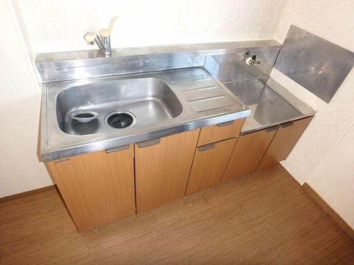 群馬県高崎市箕郷町生原(アパート)の賃貸物件のキッチン