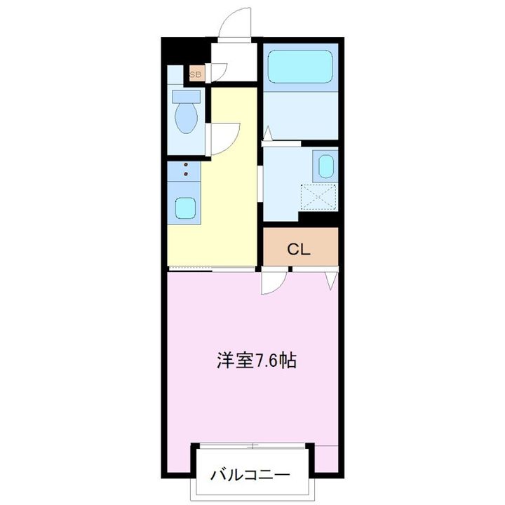 神奈川県横浜市金沢区谷津町(アパート)の賃貸物件の間取り