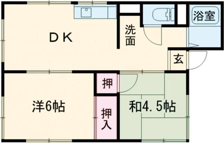 シティハイム松浦の間取り