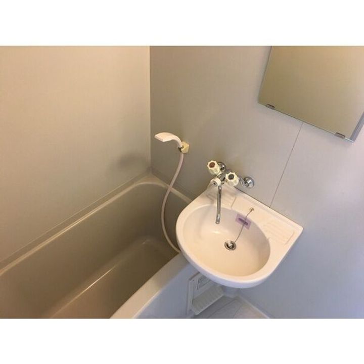 栃木県宇都宮市御幸町(アパート)の賃貸物件の風呂