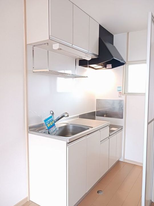 福島県福島市渡利字番匠町(アパート)の賃貸物件のキッチン