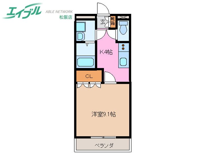 アドラーブルの間取り