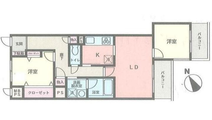 NICアーバンハイム保土ヶ谷の間取り