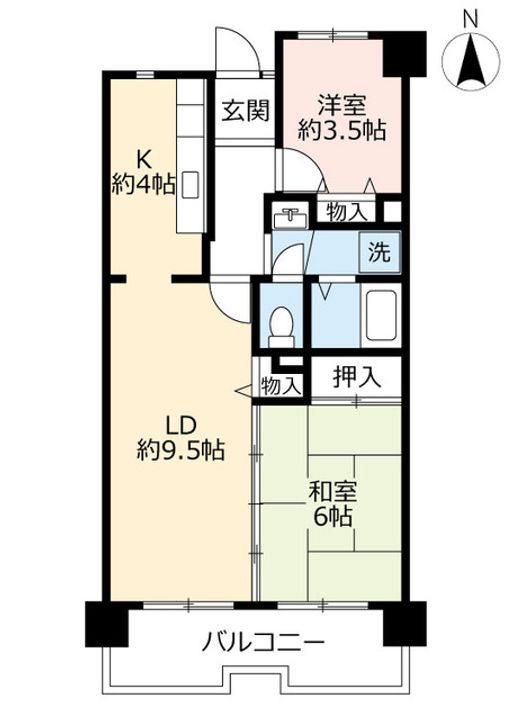 URエルト桜井の間取り