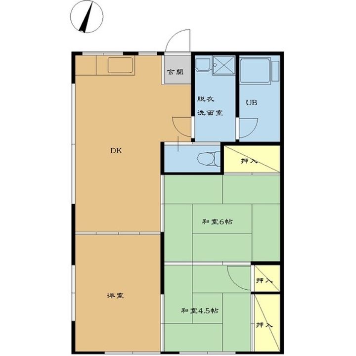 中央荘の間取り