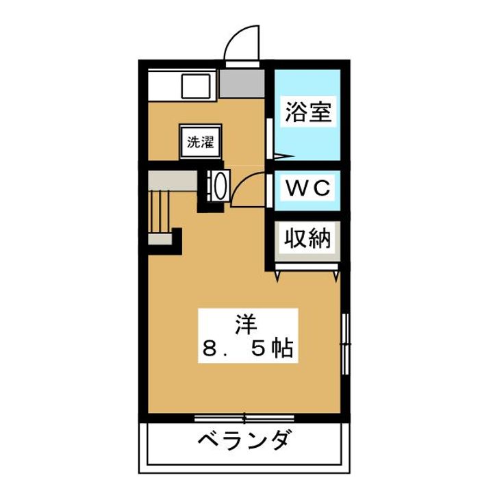 ベルメゾン神大寺の間取り
