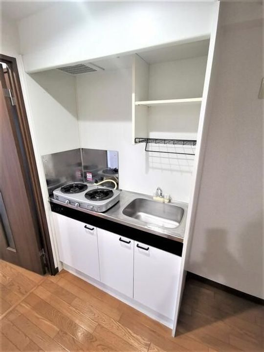 東京都台東区竜泉3(マンション)の賃貸物件のキッチン