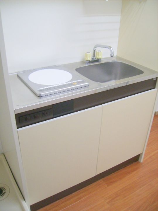 フラット・ベルビルのキッチン