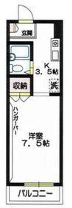 フラット・ベルビルの間取り