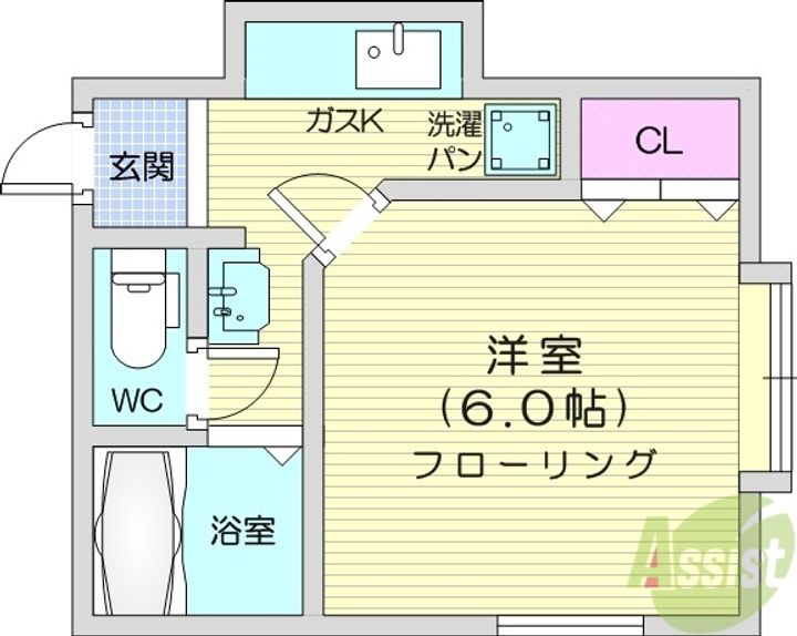 ロイヤルハイツ東八の間取り
