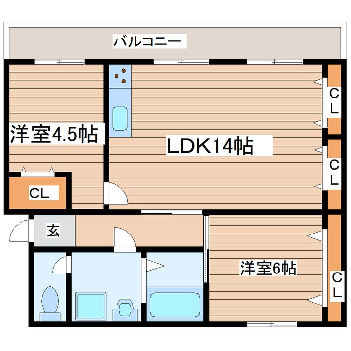 マデーラ東勝山の間取り