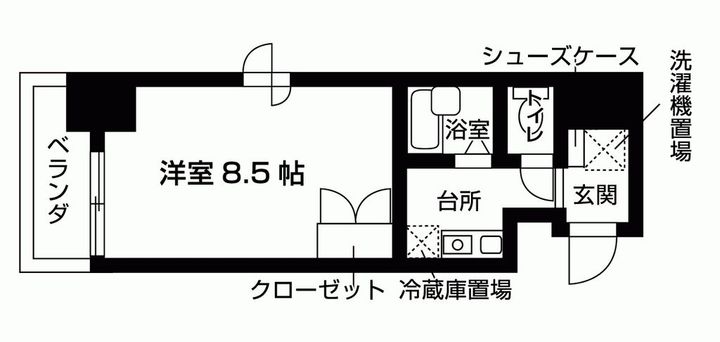 近鉄エルコート菊川の間取り