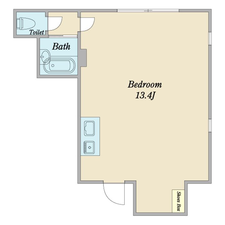 ハイツHIKARIの間取り