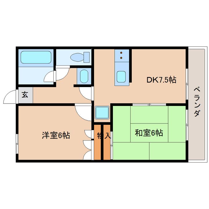 メゾンド加納IIの間取り