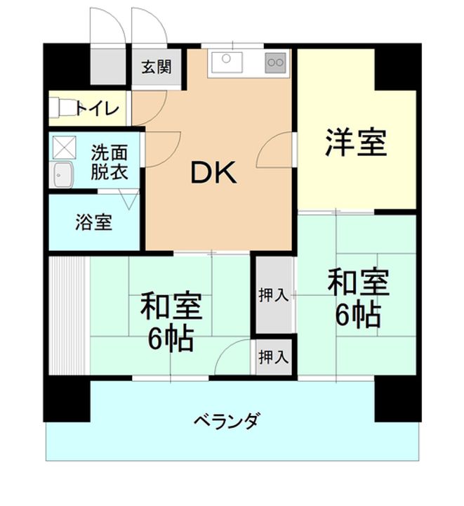 三星児玉ハイツの間取り