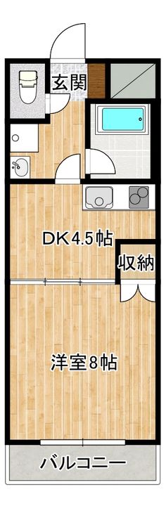 シティハイツ・VIIの間取り