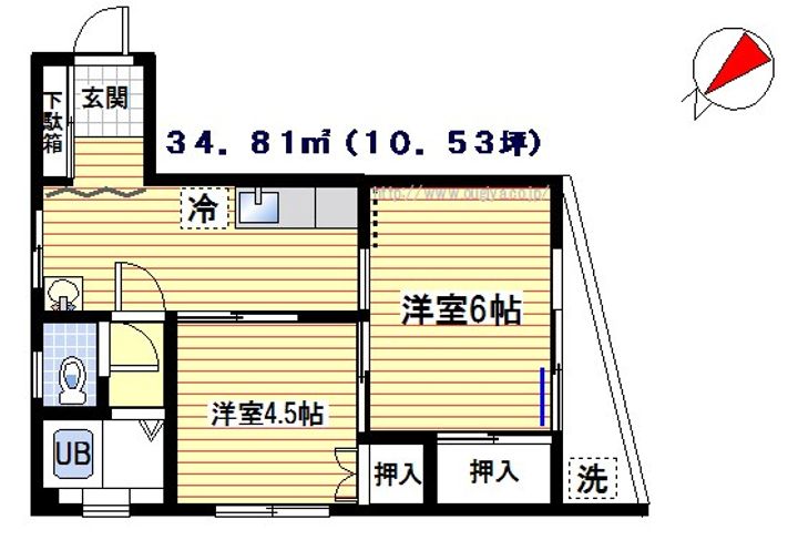 立松マンションの間取り