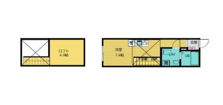 シャルム北千住の間取り