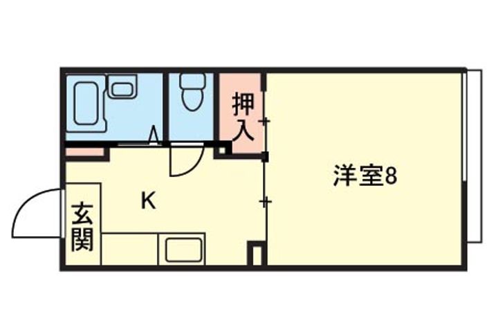 コーポアイビーの間取り