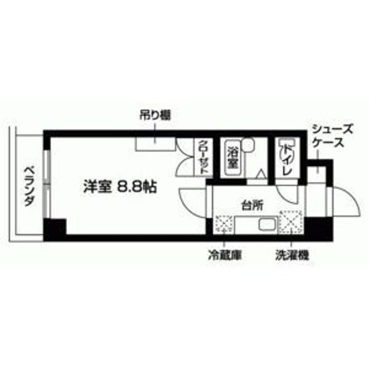 ラヴィニア北村IIの間取り